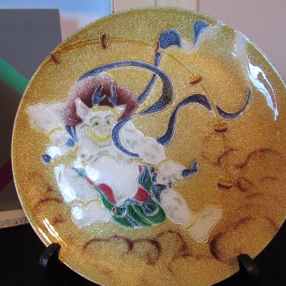 "PRICE REDUCTION" Authentic Yuen Cloisonne Plates - Picture 3 of 9